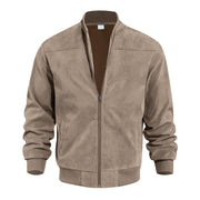 stylish vintage slim men's jacket, view 2 - MRSLM