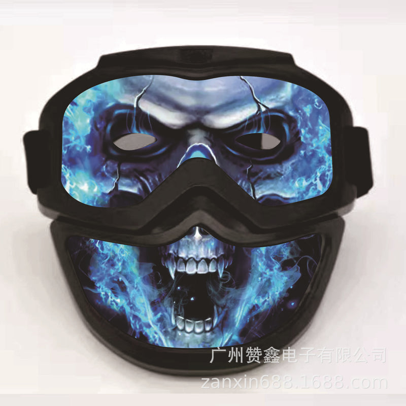 Luminous horror mask, view 2 - MRSLM