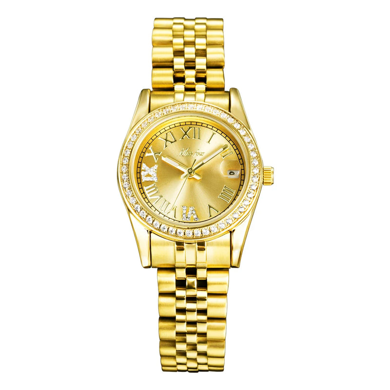 Luxury women's gold watch, view 2 - MRSLM