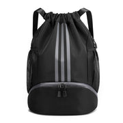 fashionable drawstring travel backpack, view 5 - MRSLM