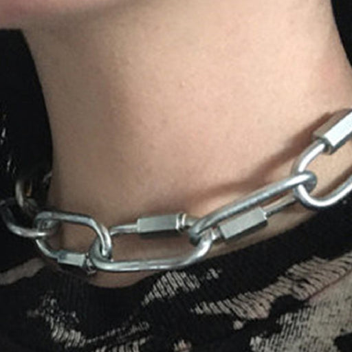 women's handmade buckle necklace - MRSLM