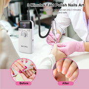 45000rpm rechargeable electric nail drill, view 7 - MRSLM