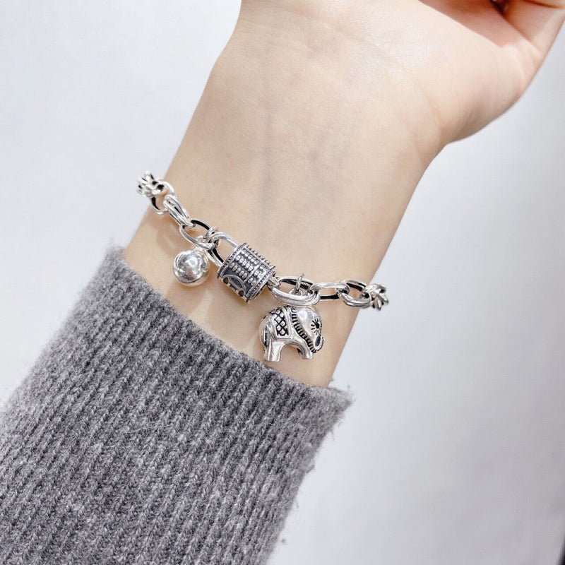 sterling silver niche cold style bracelet, view 4 - MRSLM