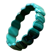 natural malachite bead bracelet, view 5 - MRSLM