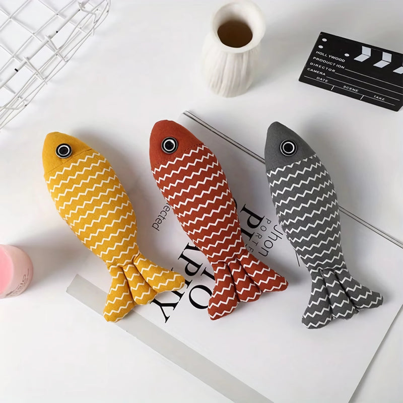 catnip fish cat toy, view 6 - MRSLM