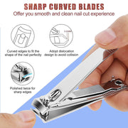 stainless steel nail clipper set, view 6 - MRSLM