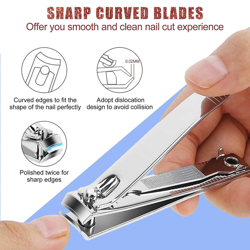 stainless steel nail clipper set, view 6 - MRSLM