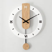 nordic modern solid wood wall clock - MRSLM