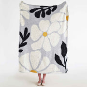 boho floral throw blanket, view 11 - MRSLM