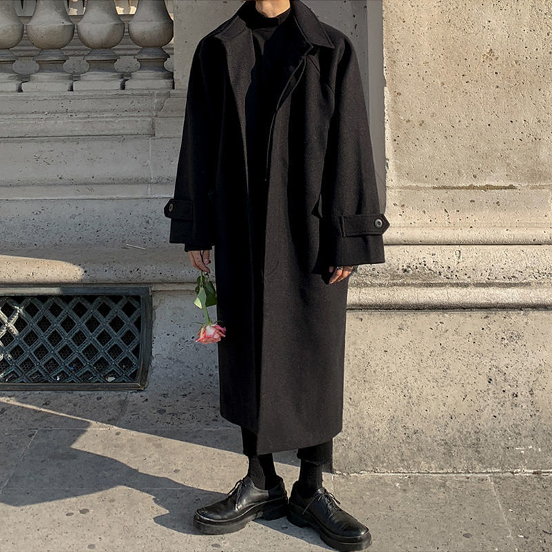 men's thick loose coat, view 8 - MRSLM