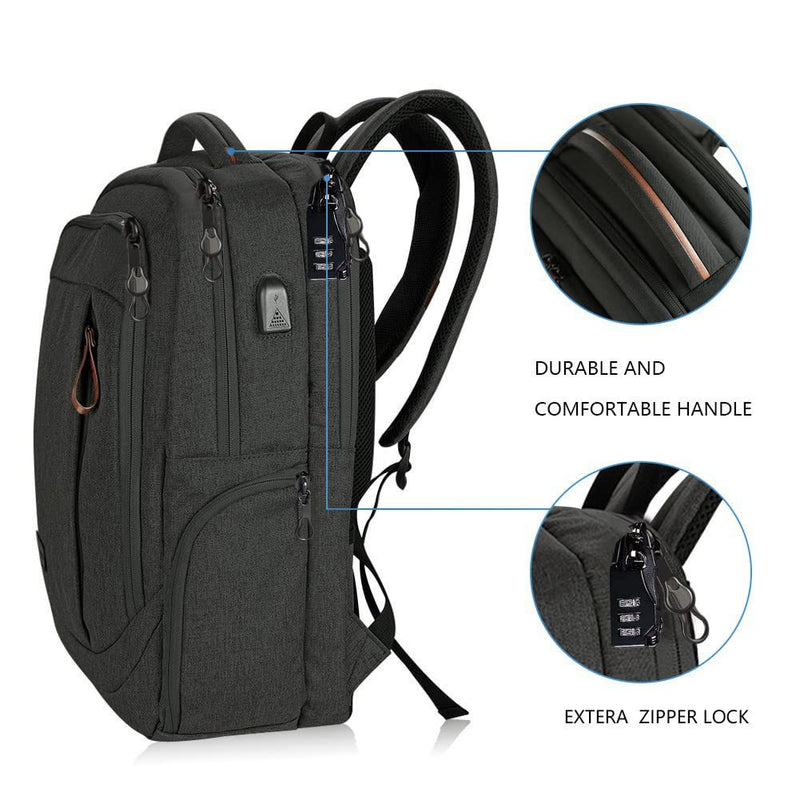 multi-function computer backpack, view 6 - MRSLM