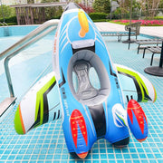 inflatable airplane swim ring with seat - MRSLM