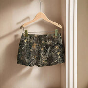 loose drawstring camouflage print shorts, view 4 - MRSLM