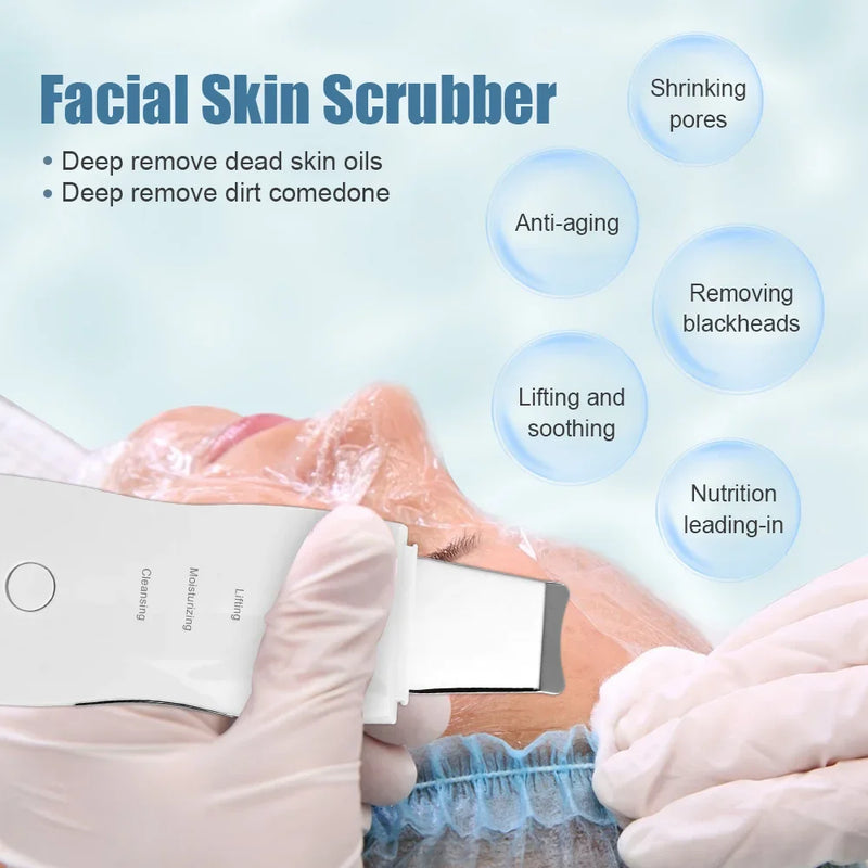 Ultrasonic skin scrubber, view 3 - MRSLM