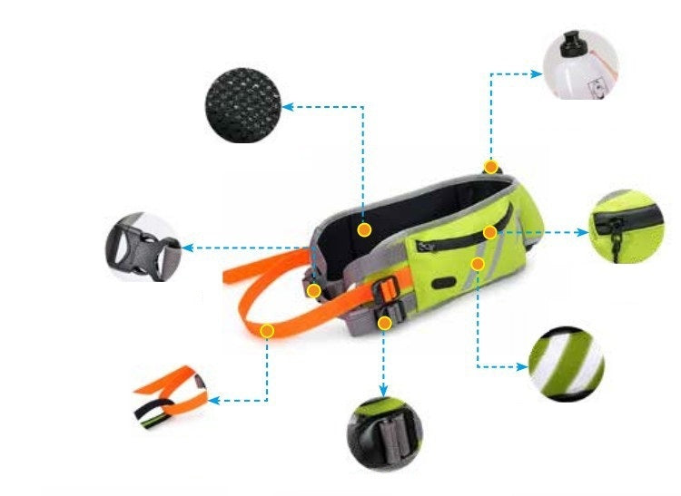 dog training waist bag, view 7 - MRSLM