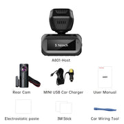 4K UHD dual dash cam, view 3 - MRSLM