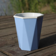 self watering resin flower pot, view 3 - MRSLM
