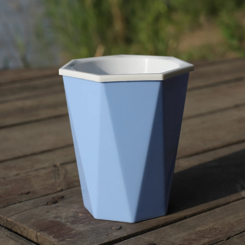 self watering resin flower pot, view 3 - MRSLM