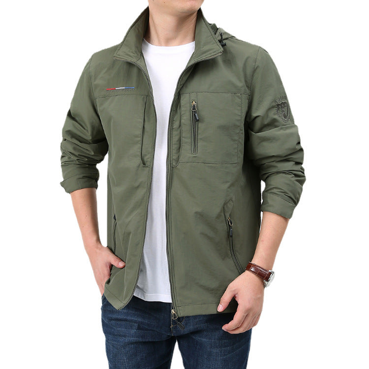 men's nylon shell jacket - MRSLM
