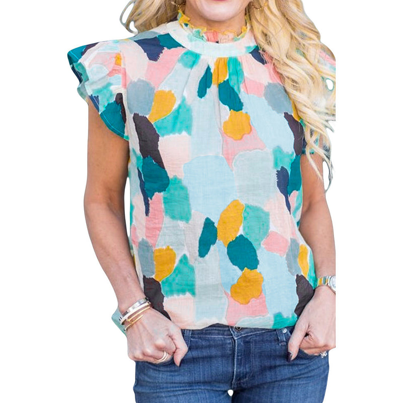 women's color block raglan t-shirt, view 3 - MRSLM