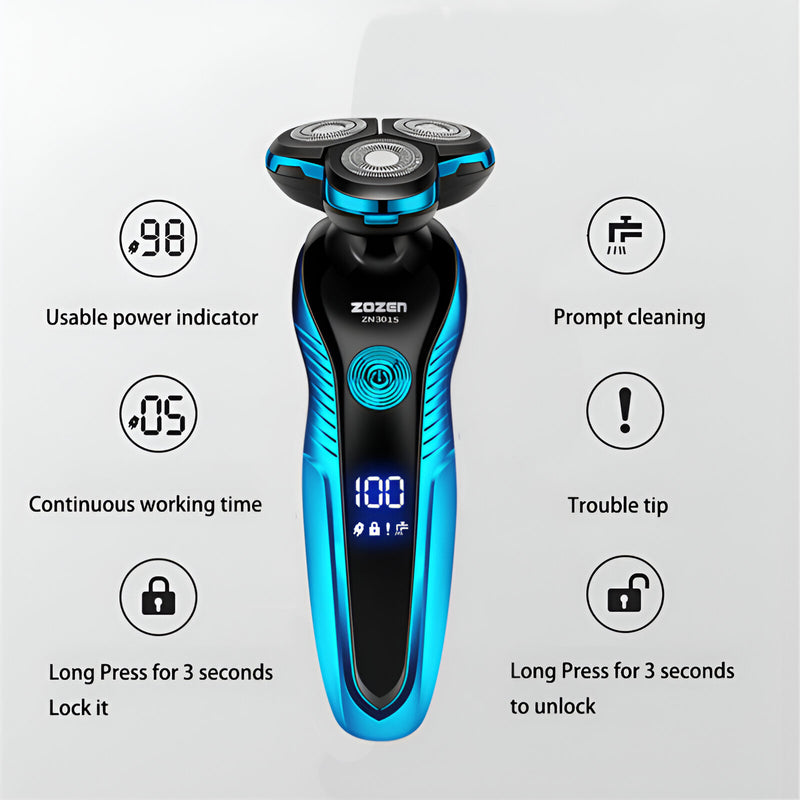 Rechargeable electric shaver, view 6 - MRSLM