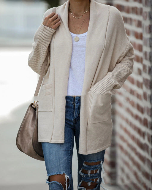 bat sleeve cardigan sweater coat for women - MRSLM