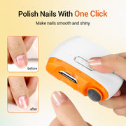 electric nail trimmer and polisher, view 7 - MRSLM