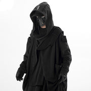 men's loose hooded work top, view 2 - MRSLM