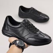 Men's genuine leather casual shoes, view 9 - MRSLM