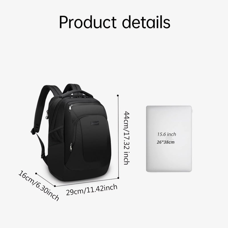 anti-theft laptop backpack for men, view 9 - MRSLM