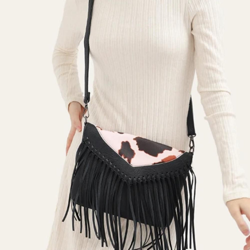animal print crossbody bag, view 4 - MRSLM