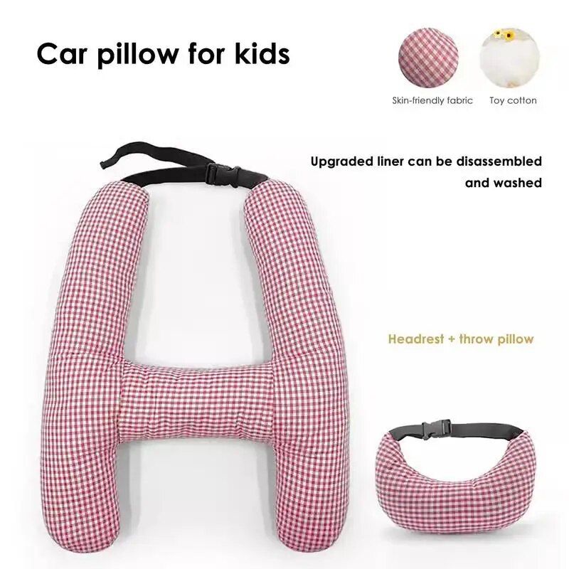 h-shape car seat neck support pillow, view 7 - MRSLM