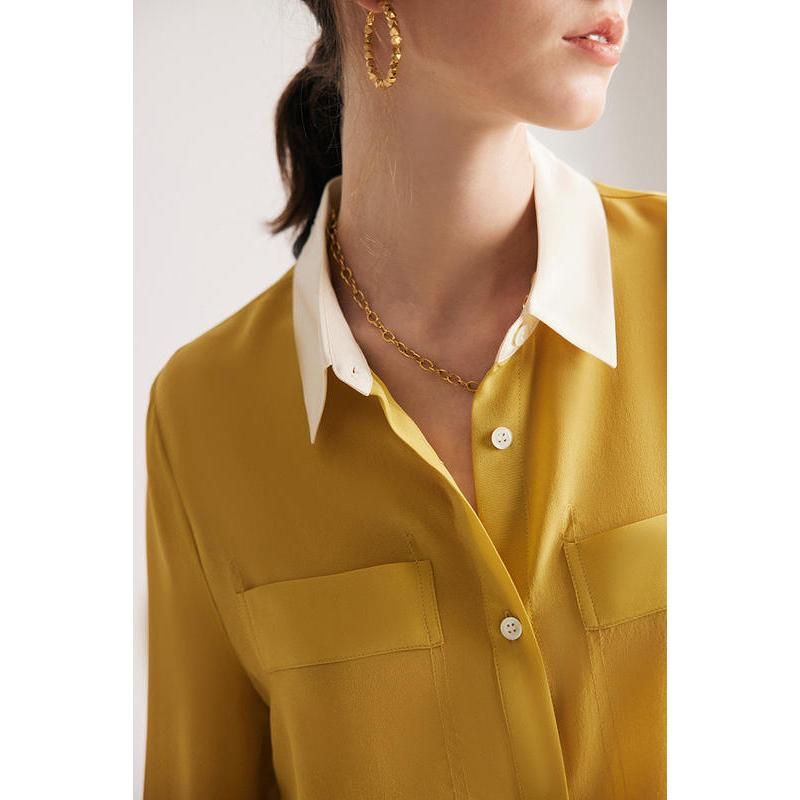 women's silk dress shirt, view 21 - MRSLM