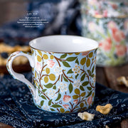 european blue and white ceramic mug, view 8 - MRSLM