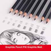 8-piece graphite pencil set, view 6 - MRSLM