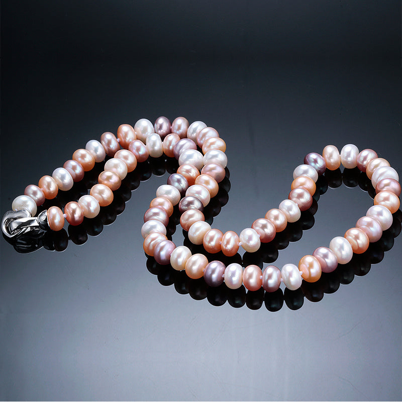 Natural freshwater long pearl necklace - MRSLM
