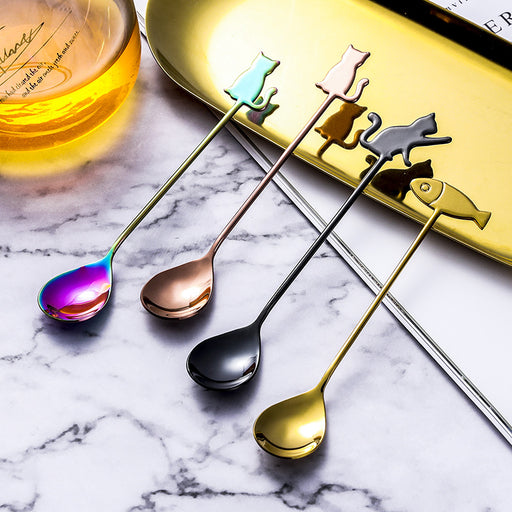 Cat stainless steel coffee spoon - MRSLM
