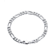 geometric sterling silver bracelet, view 2 - MRSLM