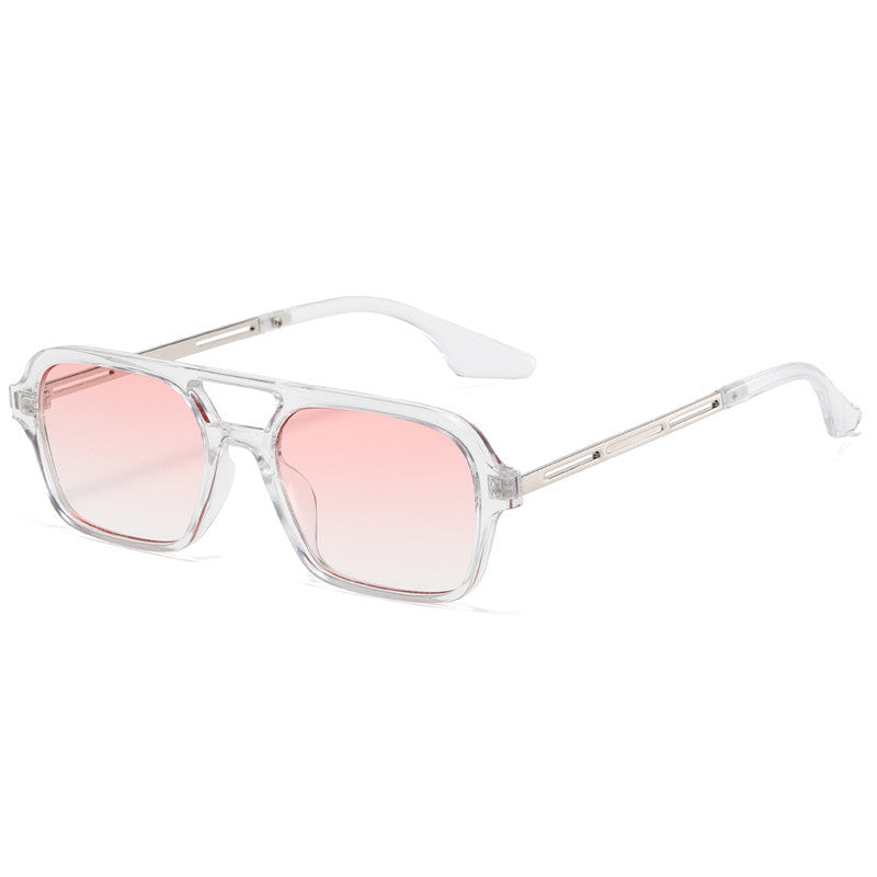 retro double bridge sunglasses, view 5 - MRSLM