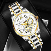 men's business quartz watch, view 3 - MRSLM