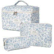 floral home storage cosmetic bag, view 3 - MRSLM