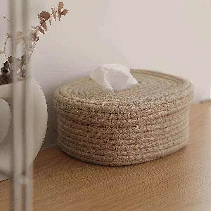 nordic style cloth tissue box, view 3 - MRSLM
