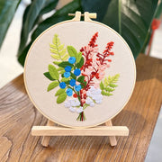 flower embroidery kit for beginners, view 4 - MRSLM