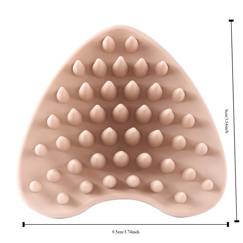 silicone shampoo brush and scalp massage comb, view 9 - MRSLM
