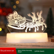 christmas 3d acrylic led night light, view 7 - MRSLM