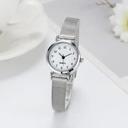 Silver stainless steel women's watch, view 3 - MRSLM