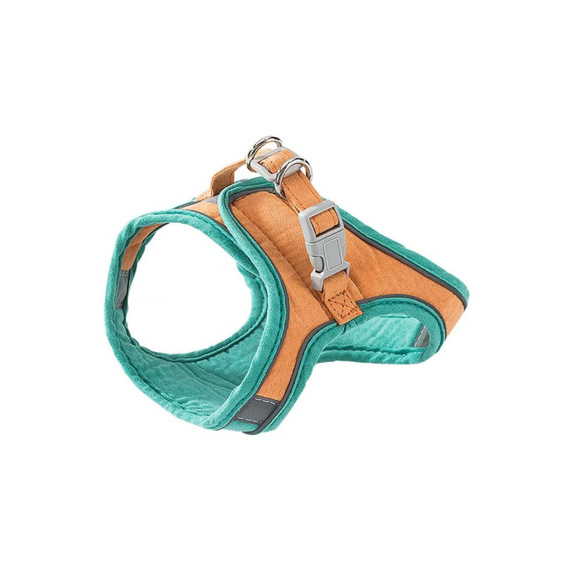 comfortable cat and dog harness leash set, view 3 - MRSLM