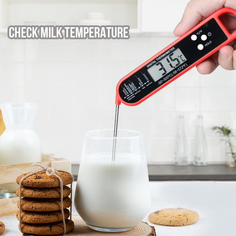 digital kitchen thermometer with probe, view 7 - MRSLM