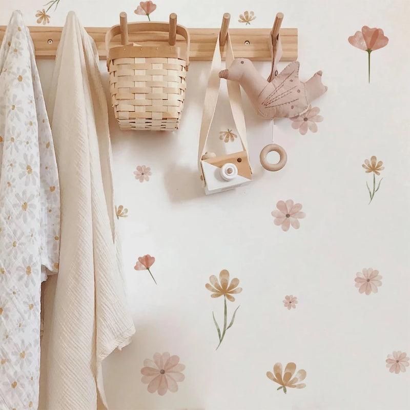 boho floral wall stickers, view 8 - MRSLM