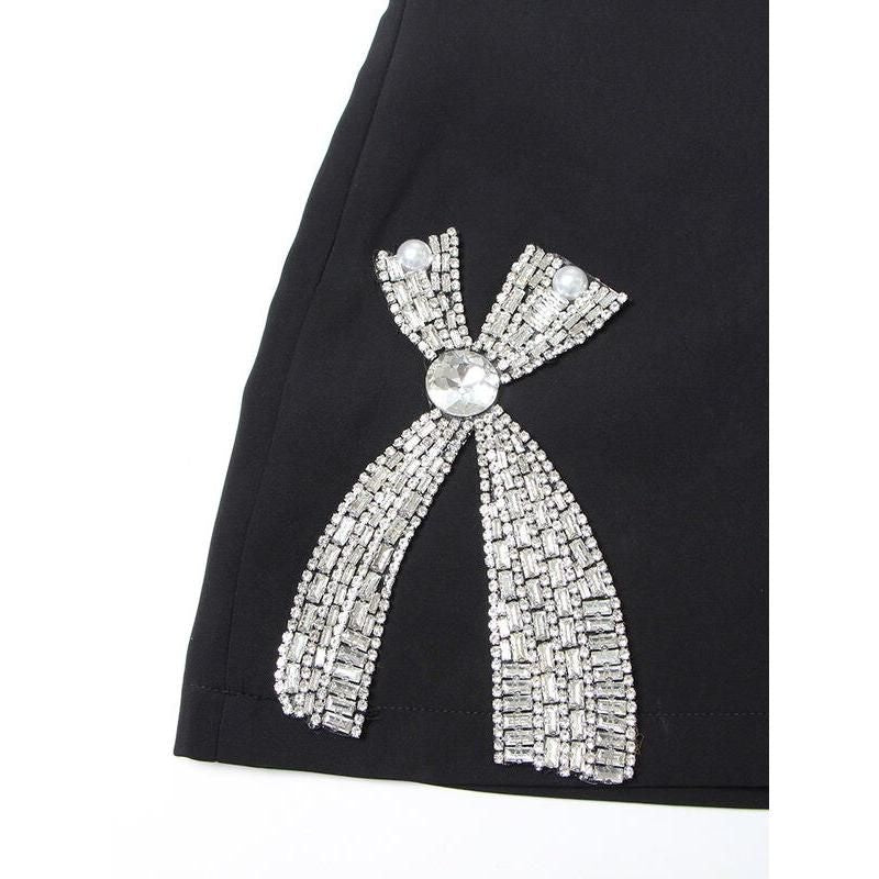 shawl collar blazer and skirt set, view 7 - MRSLM